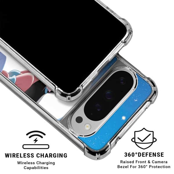 Disney Aladdin and Princess Jasmine Kiss Google Pixel 10 Pro Clear Case