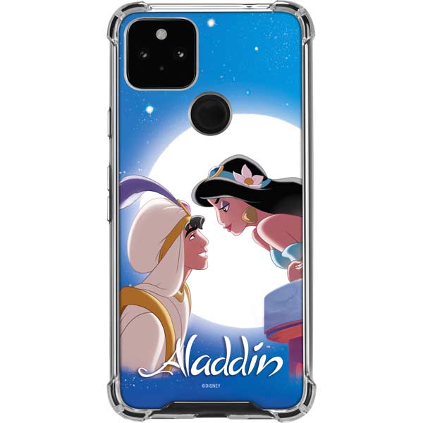 Disney Aladdin and Princess Jasmine Kiss Pixel Cases