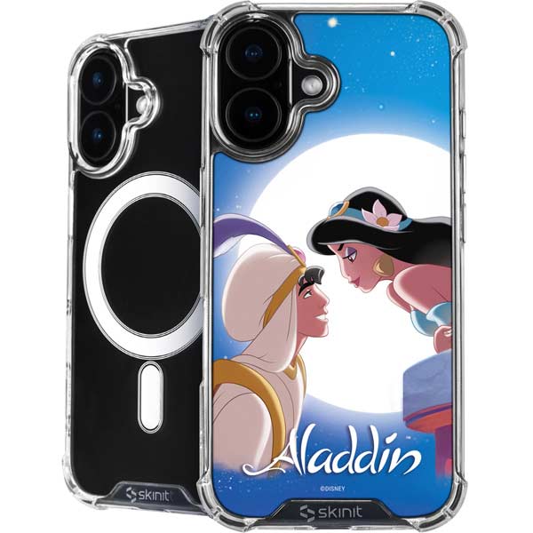 Disney Aladdin and Princess Jasmine Kiss iPhone 16 MagSafe Case