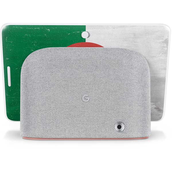 Algeria Flag Distressed Google Home Hub Skin