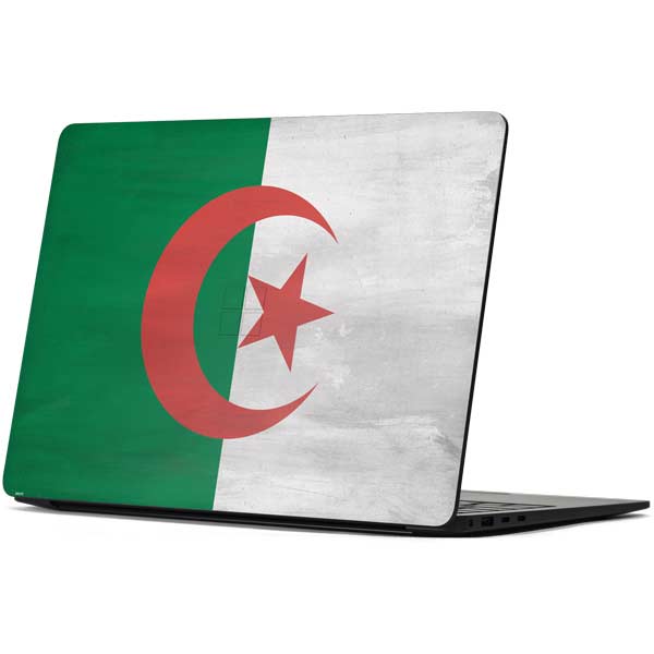Algeria Flag Distressed Surface Laptop 7 13.8in Skin