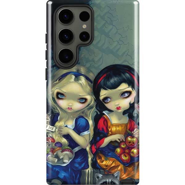 Alice & Snow Fairy Tail with Cat and Raccoon by Jasmine Becket-Griffith Galaxy Cases