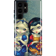 Alice & Snow Fairy Tail with Cat and Raccoon by Jasmine Becket-Griffith Galaxy Cases