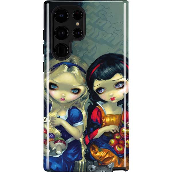 Alice & Snow Fairy Tail with Cat and Raccoon by Jasmine Becket-Griffith Galaxy Cases