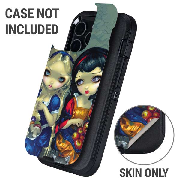Alice & Snow Fairy Tail with Cat and Raccoon by Jasmine Becket-Griffith Otterbox Defender iPhone Skin