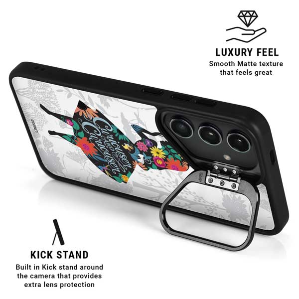 Disney Alice in Wonderland (animated) Silhouette Curiouser and Curiouser Galaxy S26 Ultra Kickstand Case