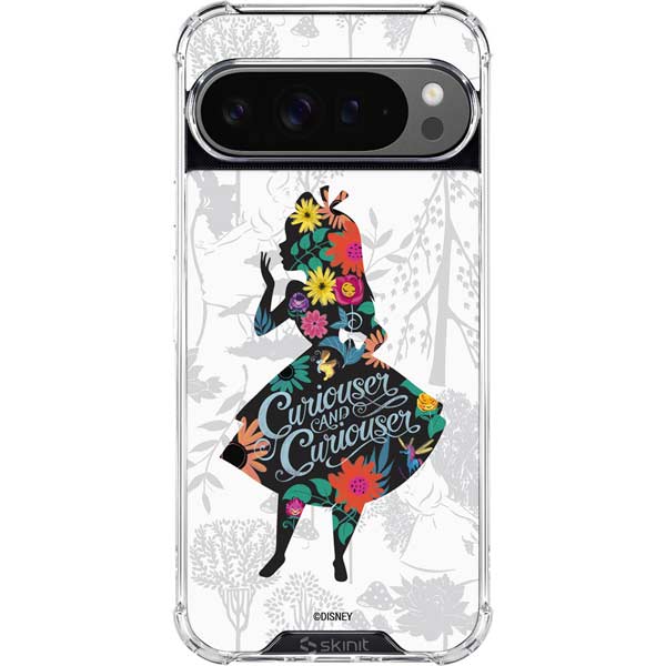 Disney Alice in Wonderland (animated) Silhouette Curiouser and Curiouser Google Pixel 10 Pro Clear Case
