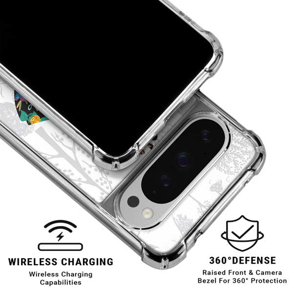 Disney Alice in Wonderland (animated) Silhouette Curiouser and Curiouser Google Pixel 10 Pro Clear Case