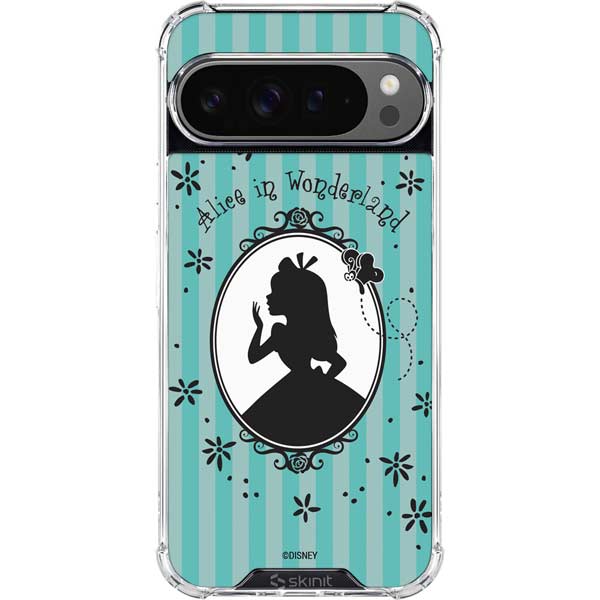 Disney Alice in Wonderland (animated) Silhouette in the Mirror Google Pixel 10 Pro XL Clear Case