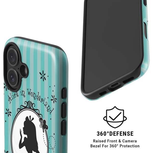 Disney Alice in Wonderland (animated) Silhouette in the Mirror iPhone 16 Magsafe Impact Case