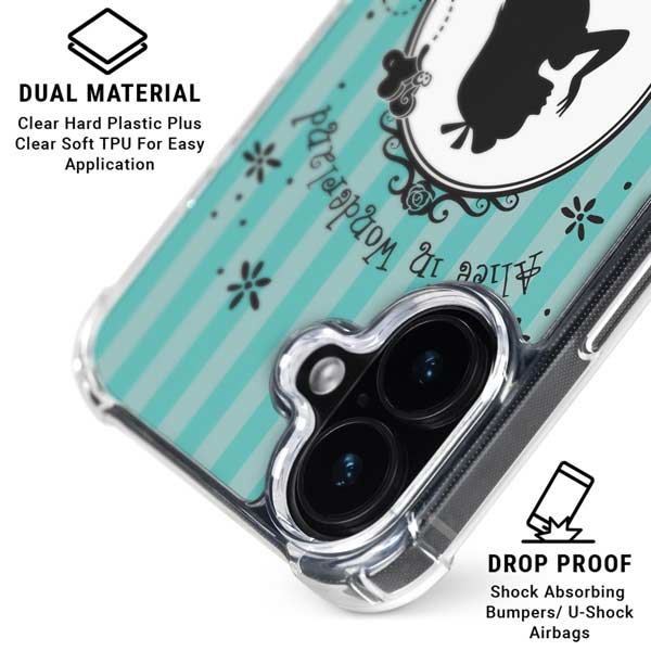 Disney Alice in Wonderland (animated) Silhouette in the Mirror iPhone 17 MagSafe Case