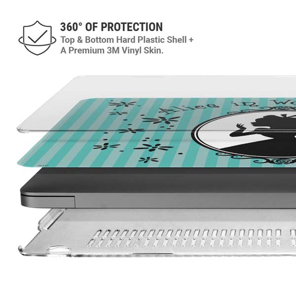 Disney Alice in Wonderland (animated) Silhouette in the Mirror MacBook Pro 14in (2021-24) Case plus Skin