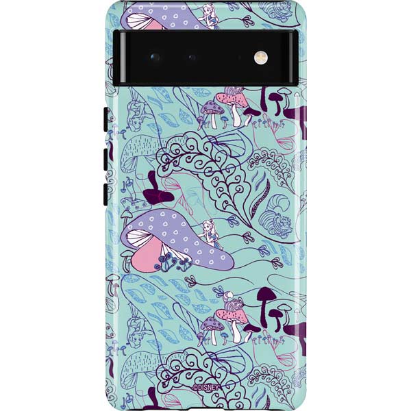 Disney Alice in Wonderland (animated) Mushrooms Print Pattern Pixel Cases