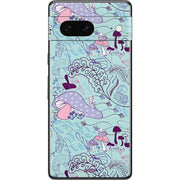Disney Alice in Wonderland (animated) Mushrooms Print Pattern Pixel Skins