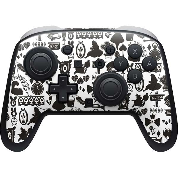 Disney Alice in Wonderland (animated) Silhouette Pattern Nintendo ...