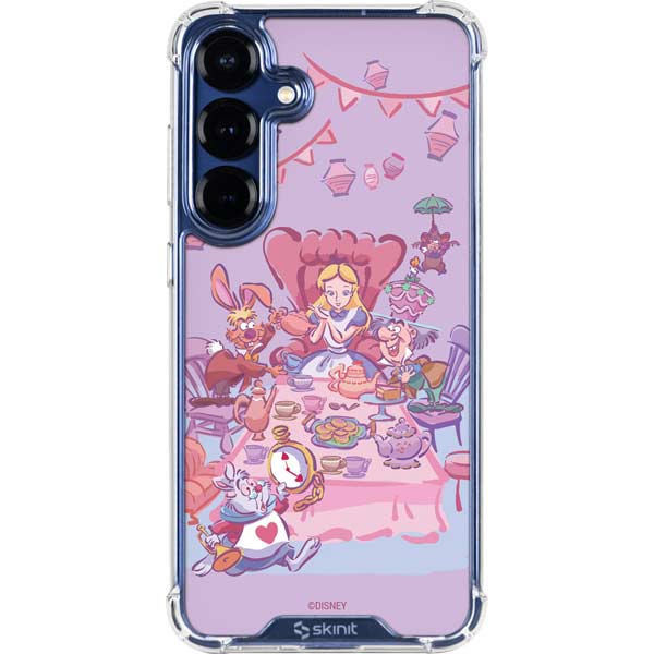 Disney Alice in Wonderland (animated) Mad Tea Party Galaxy S25 FE Clear Case