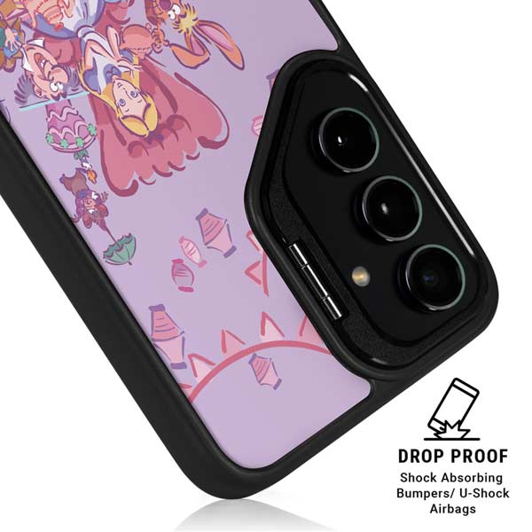 Disney Alice in Wonderland (animated) Mad Tea Party Galaxy S26 Plus Kickstand Case