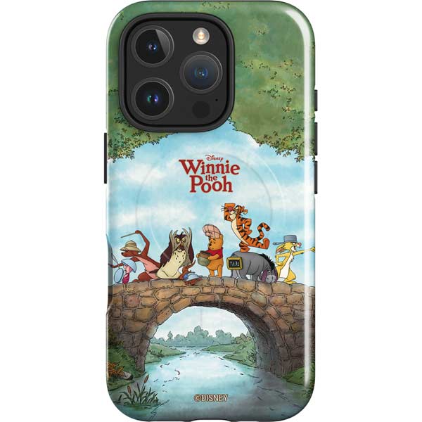 Disney Winnie the Pooh All Characters iPhone 16 Pro Magsafe Impact Case