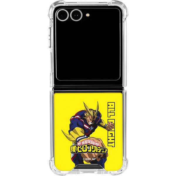 My Hero Academia All Might Season 5 Galaxy Z Flip7 Clear Case