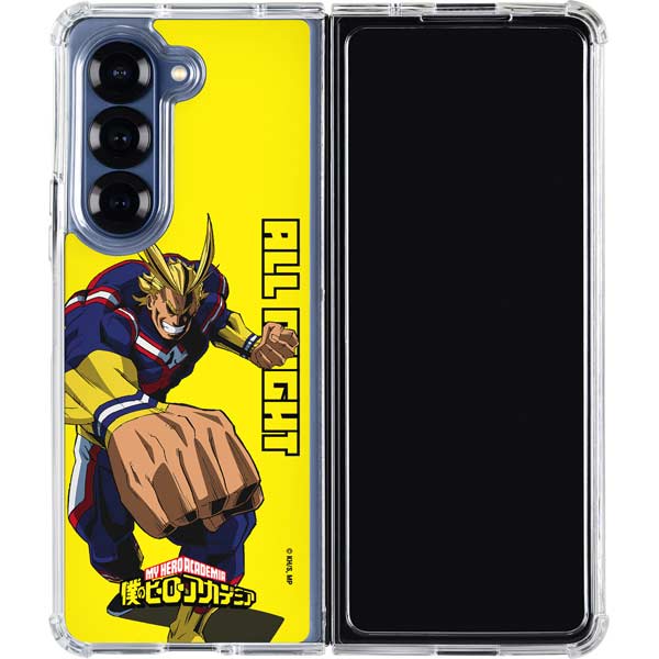 My Hero Academia All Might Season 5 Galaxy Z Fold7 Clear Case