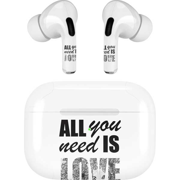 All You Need Is Love BW AirPods Skins