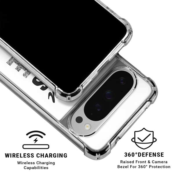 All You Need Is Love BW Google Pixel 10 Pro Clear Case