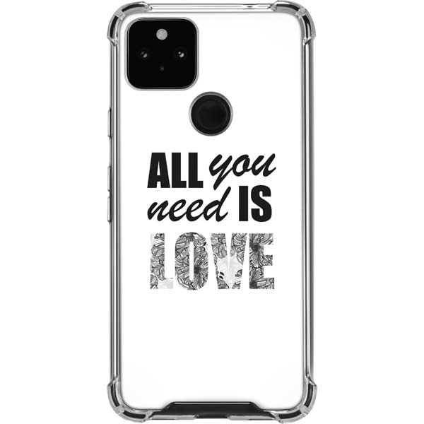All You Need Is Love BW Pixel Cases