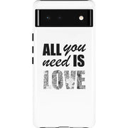 All You Need Is Love BW Pixel Cases