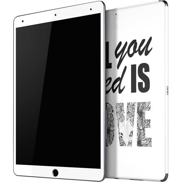 All You Need Is Love BW iPad Skins