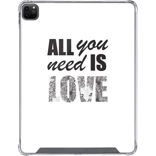 All You Need Is Love BW iPad Cases
