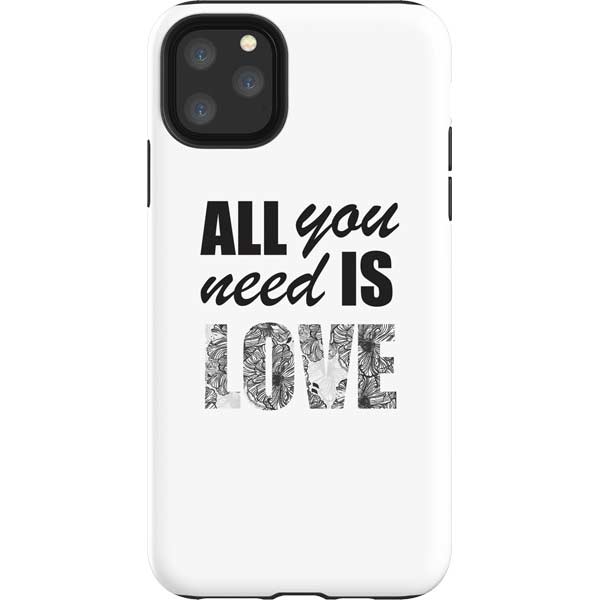 All You Need Is Love BW iPhone Cases