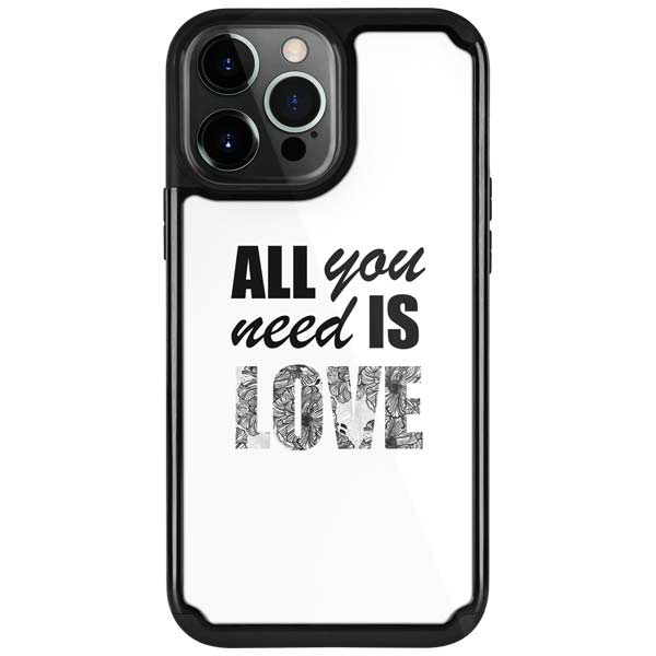 All You Need Is Love BW iPhone Cases