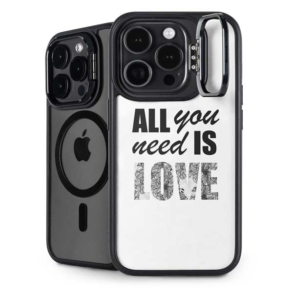All You Need Is Love BW iPhone Cases