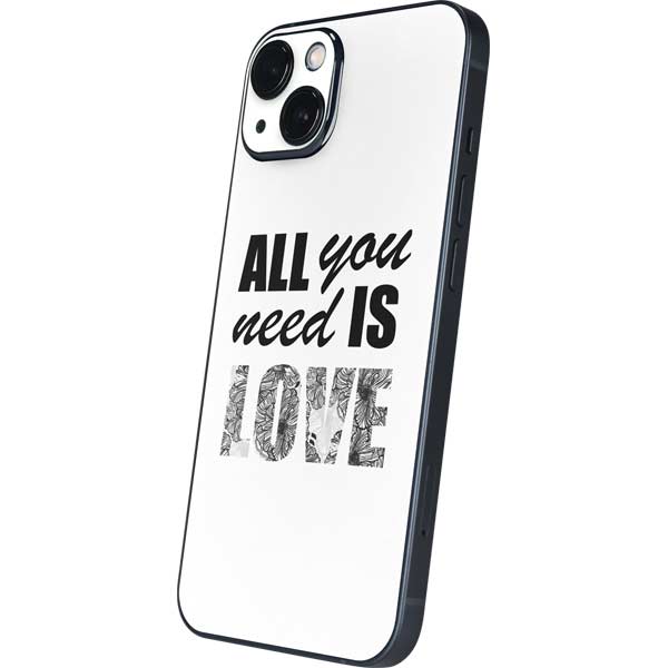 All You Need Is Love BW iPhone Skins