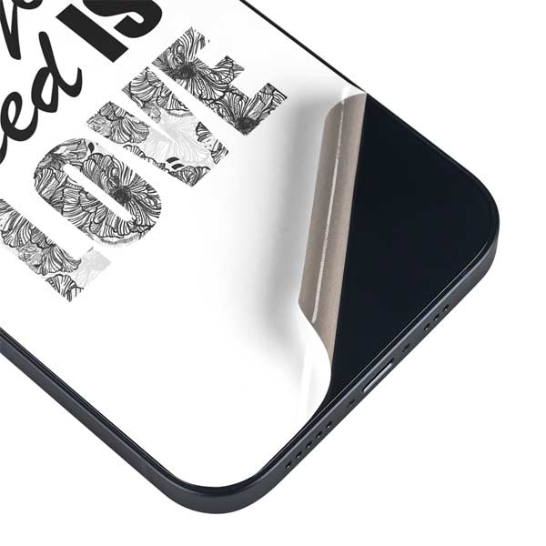 All You Need Is Love BW iPhone Skins