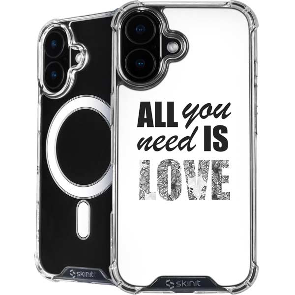 All You Need Is Love BW iPhone 17 MagSafe Case
