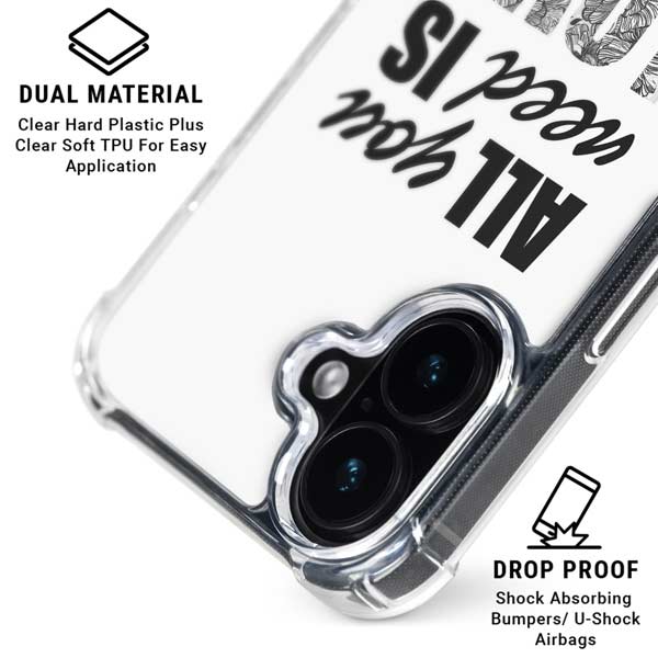 All You Need Is Love BW iPhone 17 MagSafe Case
