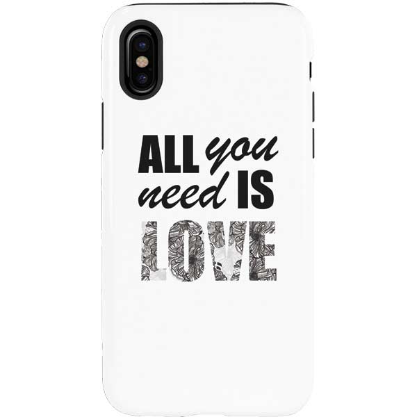 All You Need Is Love BW iPhone Cases