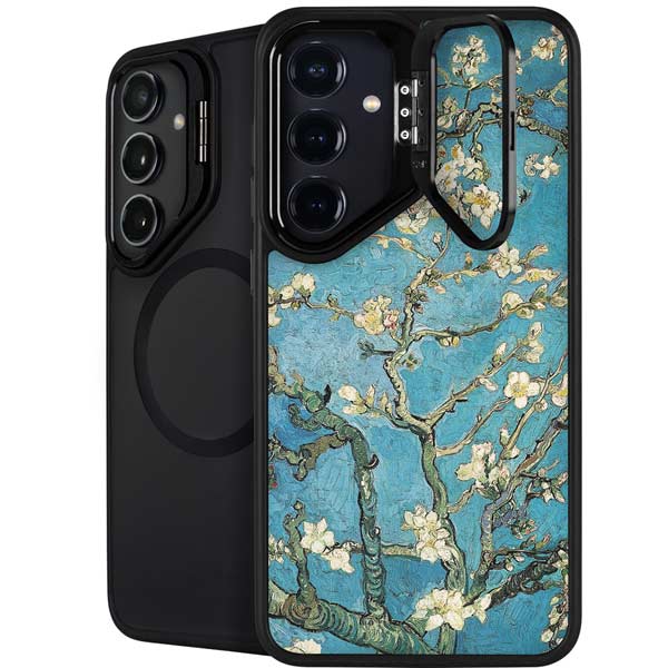 Almond Branches in Bloom by Van Gogh Galaxy S25 Plus Kickstand Case