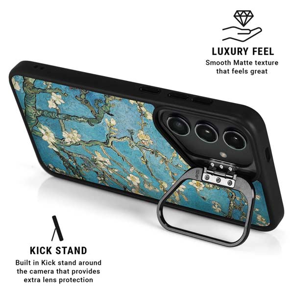 Almond Branches in Bloom by Van Gogh Galaxy S25 Plus Kickstand Case
