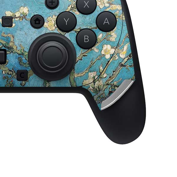 Almond Branches in Bloom by Van Gogh Nintendo Switch 2 (2025) Pro Controller Skin