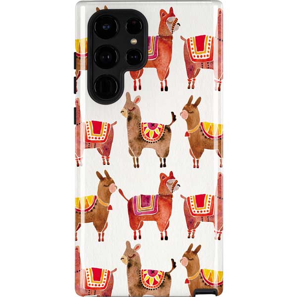 Alpacas by Cat Coq Galaxy Cases