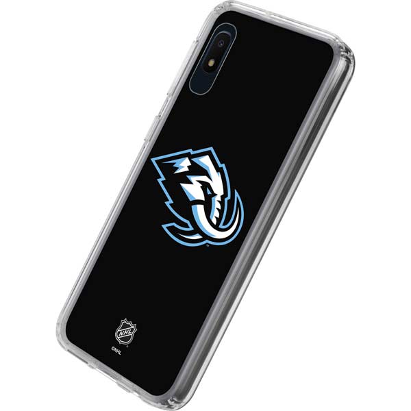 NHL Utah Mammoth Alternate Black Galaxy A10e Clear Case