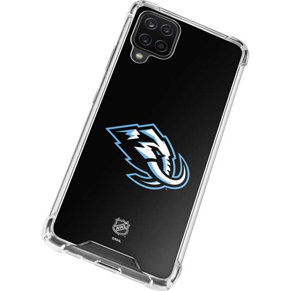 NHL Utah Mammoth Alternate Black Galaxy A12 Clear Case
