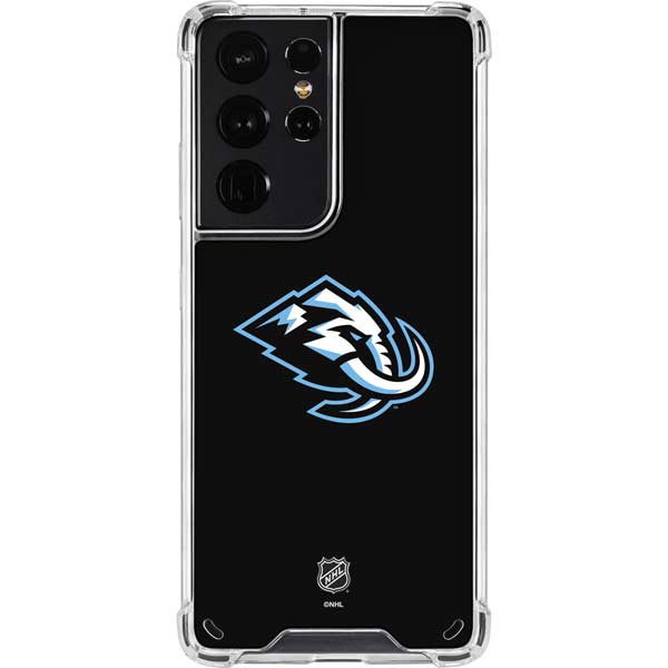 NHL Utah Mammoth Alternate Black Galaxy S21 Ultra 5G Clear Case