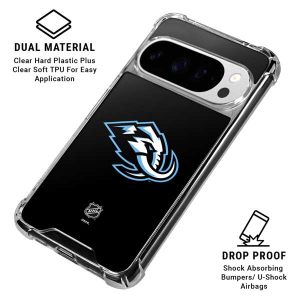 NHL Utah Mammoth Alternate Black Google Pixel 10 Pro XL Clear Case