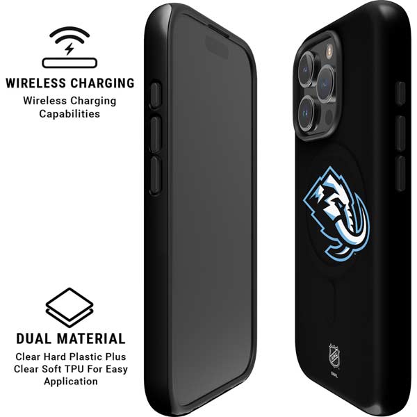 NHL Utah Mammoth Alternate Black iPhone 16 Pro Magsafe Impact Case