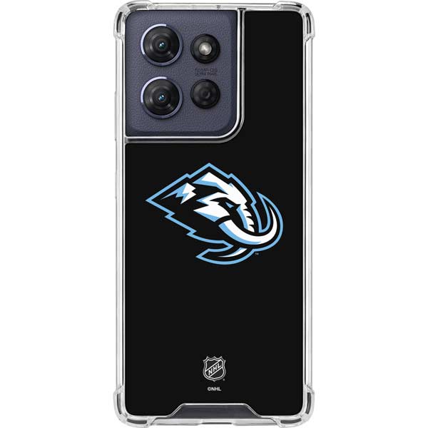 NHL Utah Mammoth Alternate Black Moto G 5G (2025) Clear Case