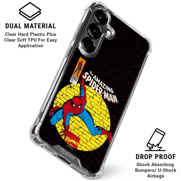 Marvel Classic Comics Amazing Spider-Man 70 Galaxy S26 Plus Clear Case