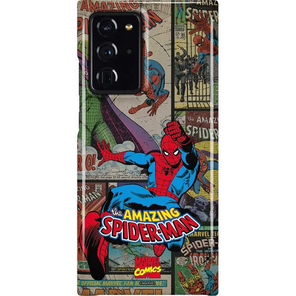 Marvel Classic Comics Amazing Spider-Man Collage Galaxy Note20 Ultra 5G Lite Case